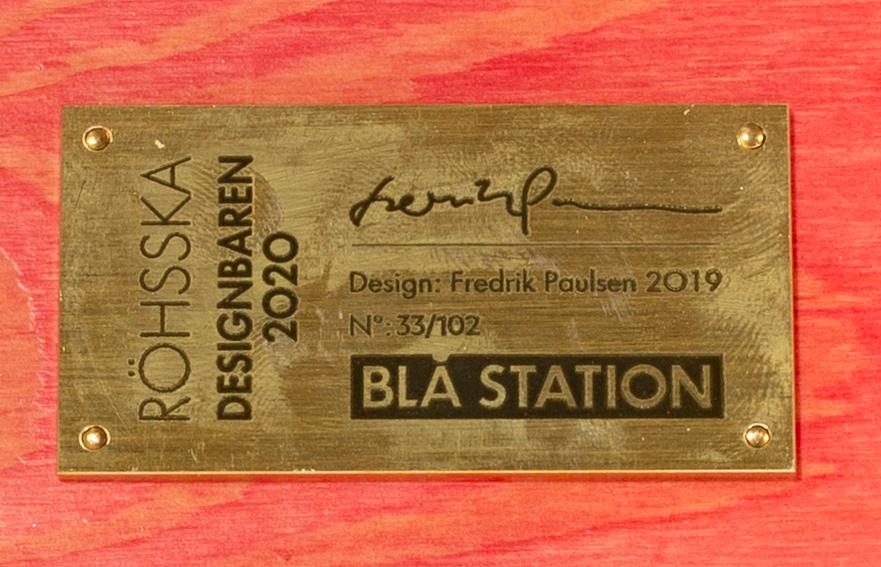 FREDRIK PAULSEN, "Röhsska"Designbaren, chair, Blå Station 2020, Chair 33/102.