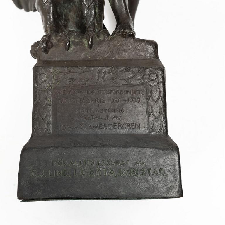 Alfred Ohlson, Athlete with Eagle.