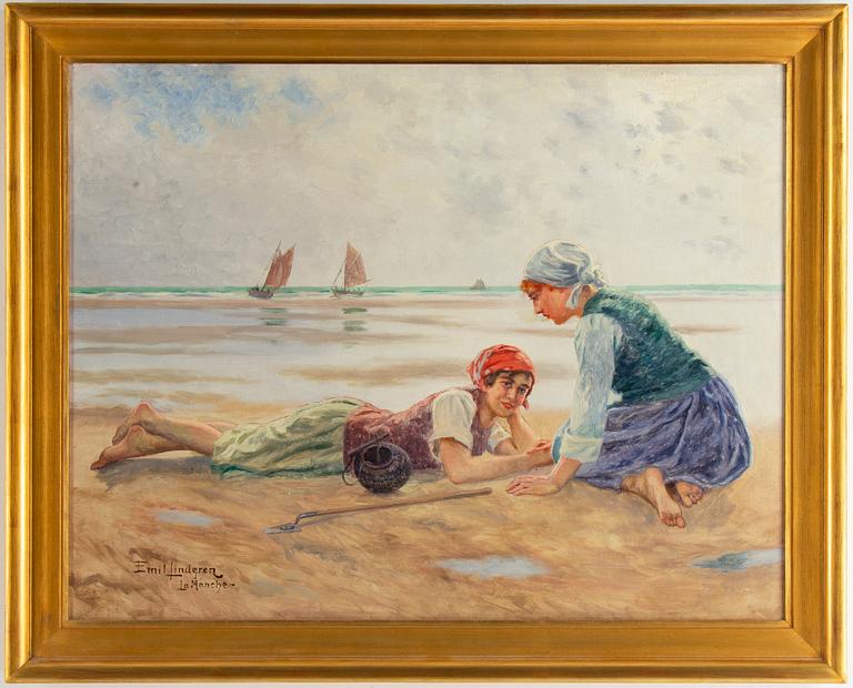 Emil Lindgren, oil on canvas, signed.