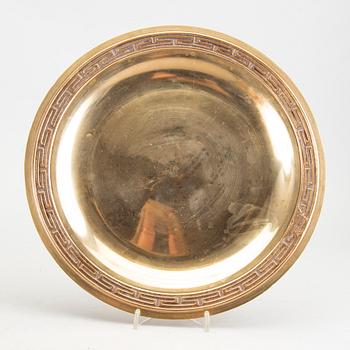 Kuverttallrikar 12 st Korea 1900-tal mässing.