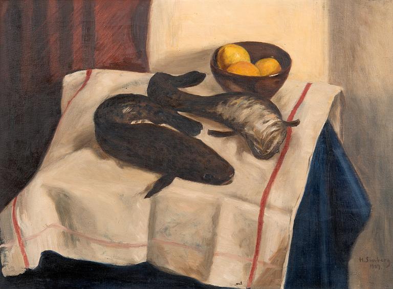 Hugo Simberg, KALA-ASETELMA.