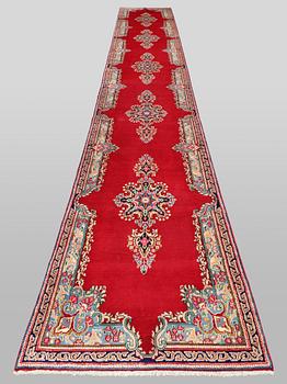 A runner, old, Kerman, approx. 633 x 88 cm.