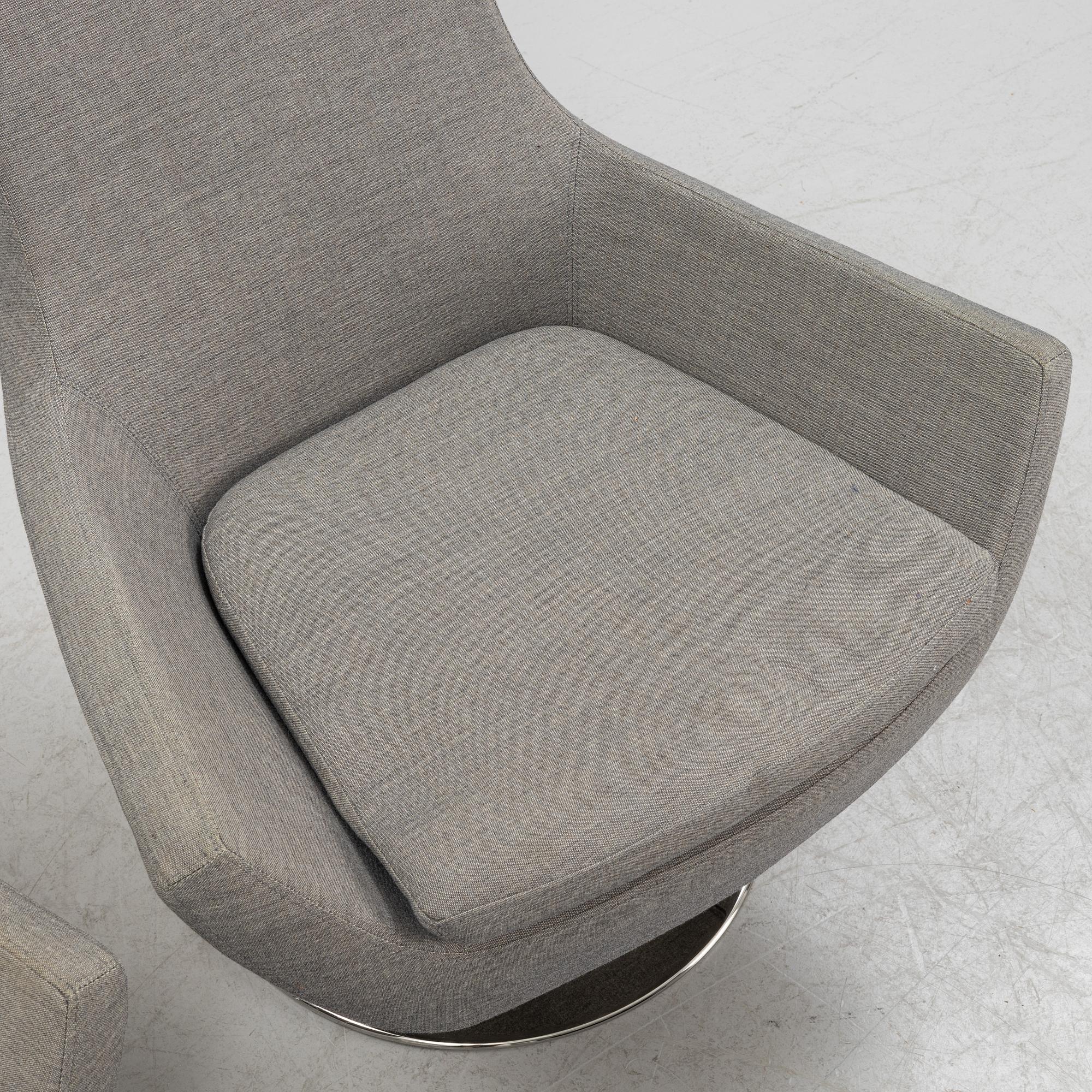 Roger Persson, a pair of 'Happy Swing' armchairs, Swedese, Sweden, 21st century.