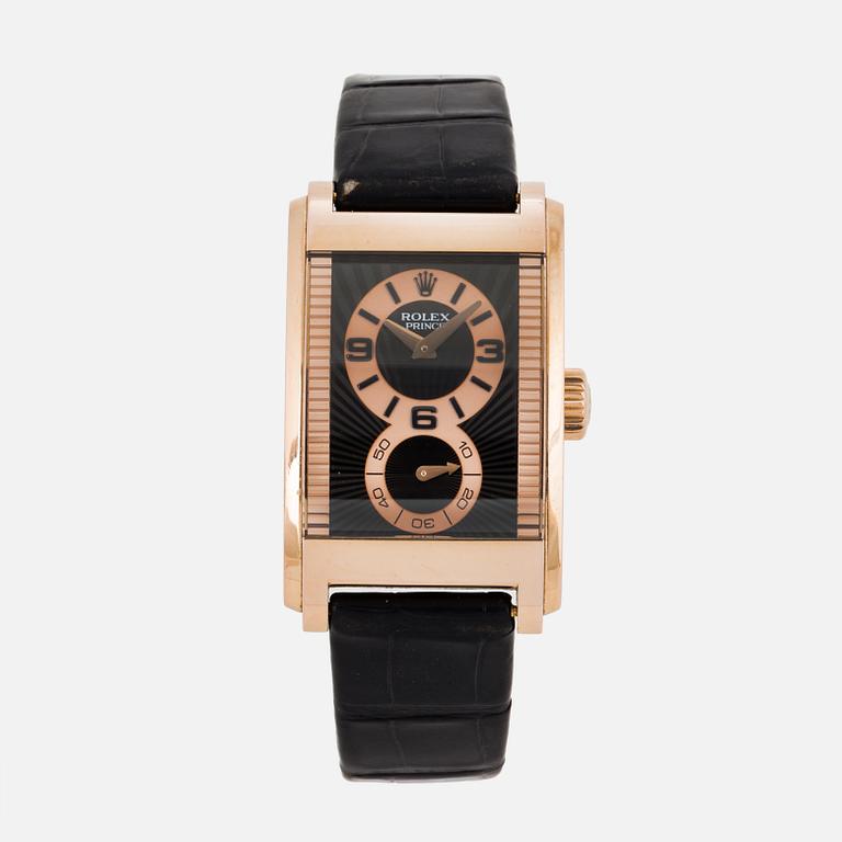 ROLEX, Cellini, Prince, Chronometer, wristwatch, 26,5 x 36 (44) mm.