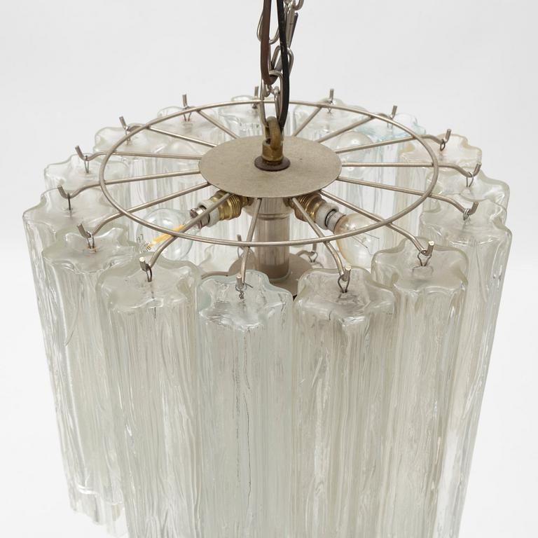 Tony Zuccheri, ceiling lamp, "Tronchi", Murano, Italy.