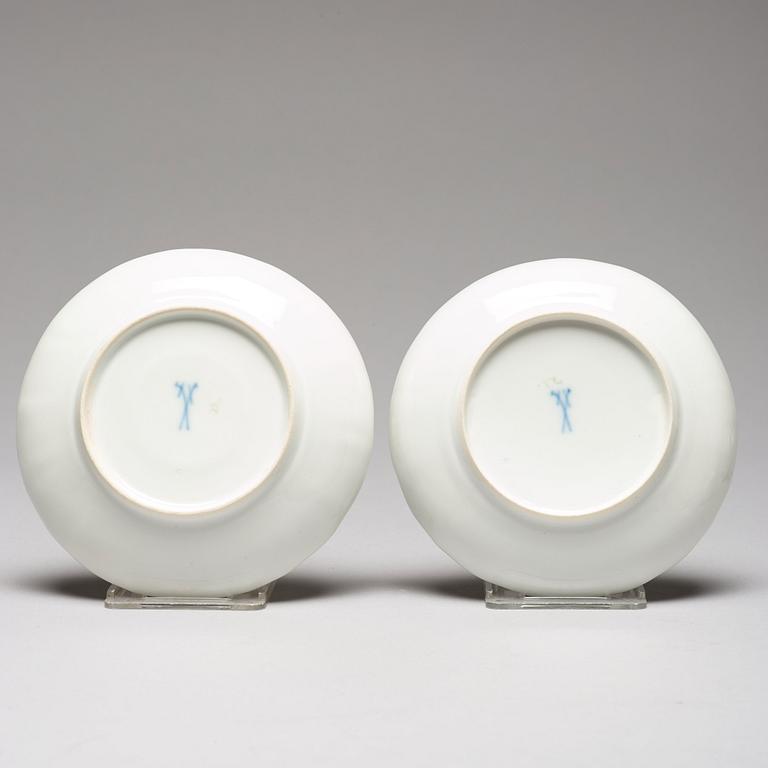 A Meissen Tete a Tete service, 19th Century. (6 pieces).