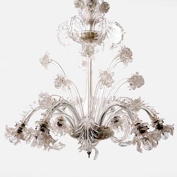 An Italian glass ceiling pendant early 1900s.