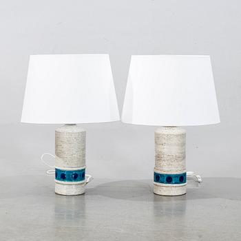 BITOSSI, a pair of table lamps, second half of the 20th century.