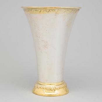 CG HALLBERG, bägare, silver, Stockholm, 1925.