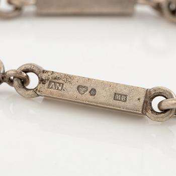 Wiwen Nilsson, Bracelet, silver, Lund 1938.