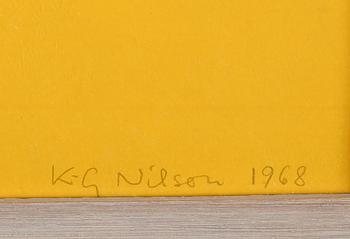 KG NILSON, silkscreentryck, signerad, daterad 1968 och numrerad EA 2/5.