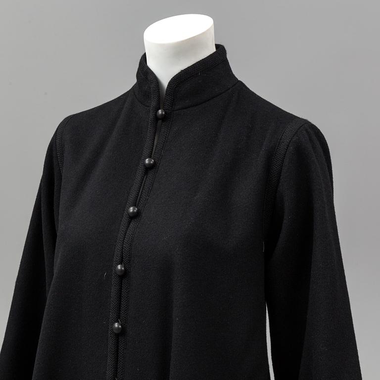 YVES SAINT LAURENT, a 1960's-70's coat, size 36.