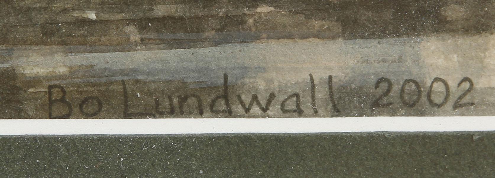 BO LUNDWALL, akvarell på papper, sign o dat 2002.