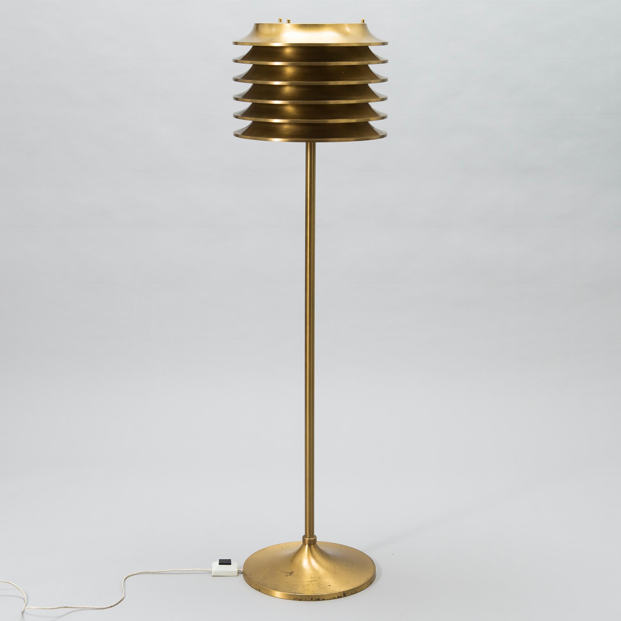 KAI RUOKONEN, A 1970's floor lamp for Orno, Finland.