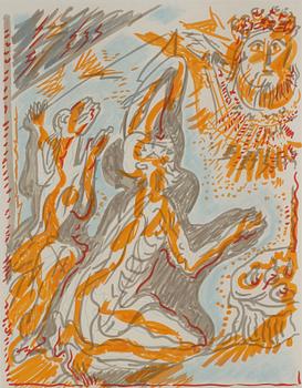 ANDRÉ MASSON, färgetsning, signerad och numrerad 35/70.