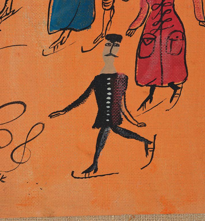 Madeleine Pyk, Skridskobanan.