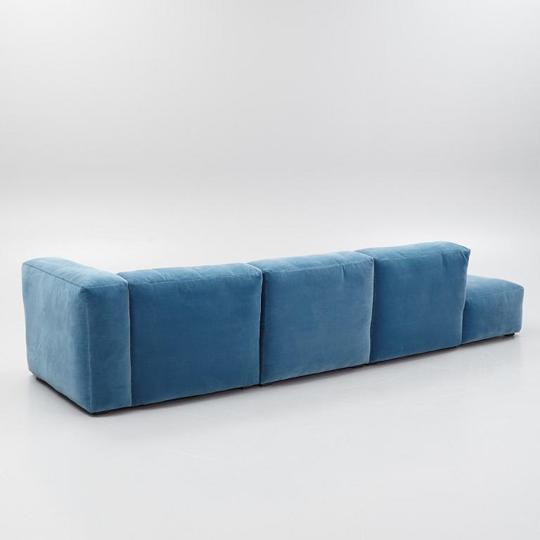 Modular a three-piece 'Mags Soft' modular sofa, HAY, Denmark.