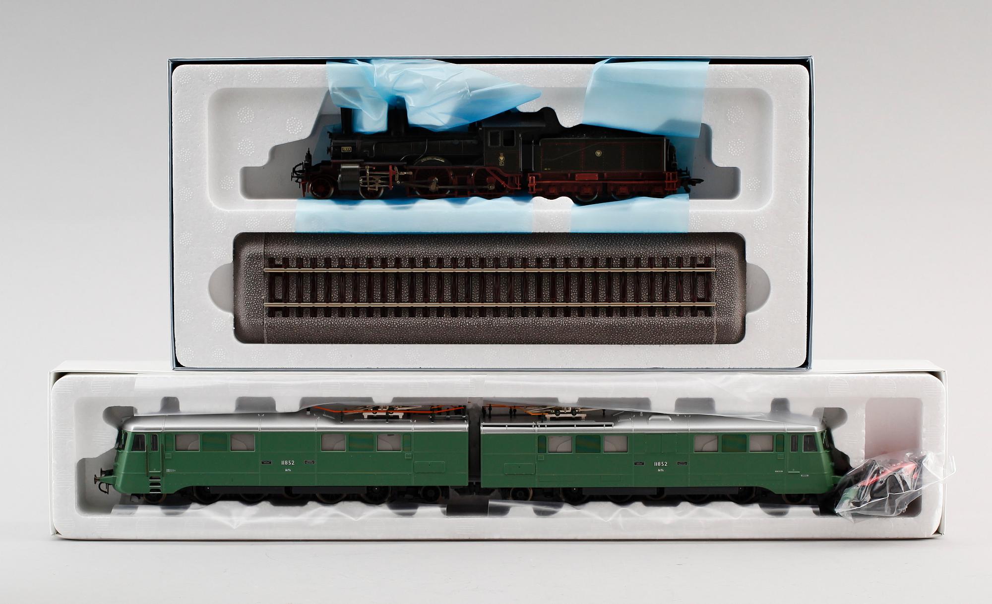 SAMLING MODELLTÅG, 4 delar, Roco, Österrike.