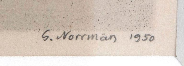 Gunnar Norrman, utan titel, 1950.
