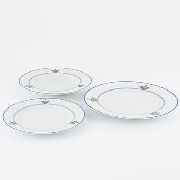 Servisdelar, 19 st, porslin "La Maison Venitienne", Cartier, Limoges, Frankrike.