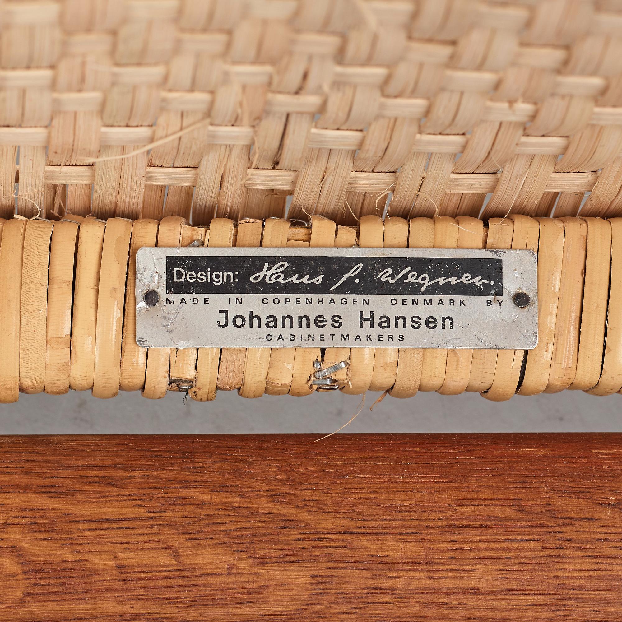 HANS J WEGNER, "Kohornsstolen /Cowhorn chair", JH 505, Johannes Hansen, Danmark 1950-60-tal.