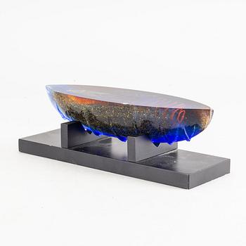 BERTIL VALLIEN,  sculpture glass signed.