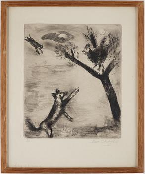 MARC CHAGALL, etching, Signed in pencil lower right, 1927-30.