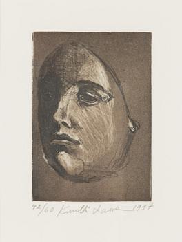 Kuutti Lavonen, etching, signed and dated 1997, numbered 42/60.