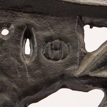 Olle Hermansson, gnistskydd, gjutjärn, Husqvarna 1960-tal.