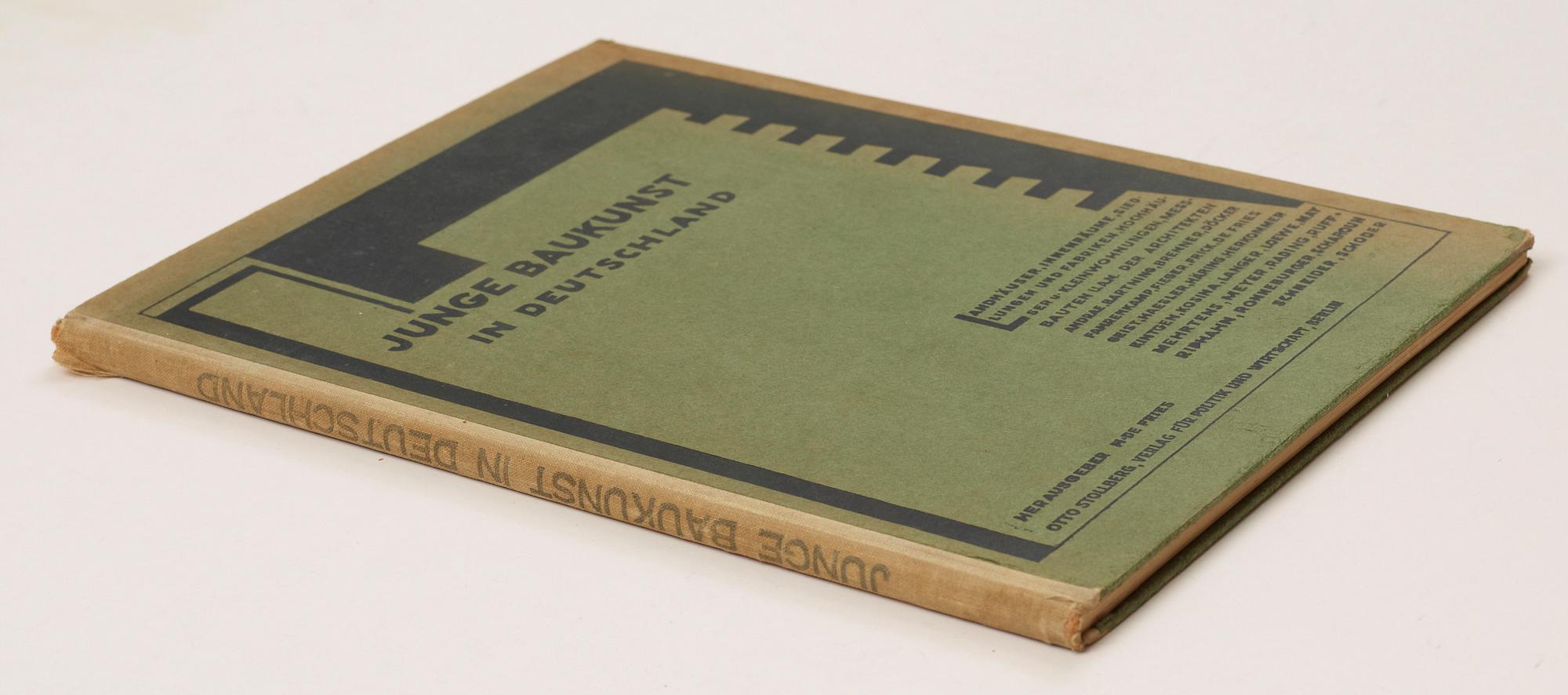 BOK, "Junge Baukunst in Deutschland", H. De Fries, Otto Stollberg, Berlin, 1926.