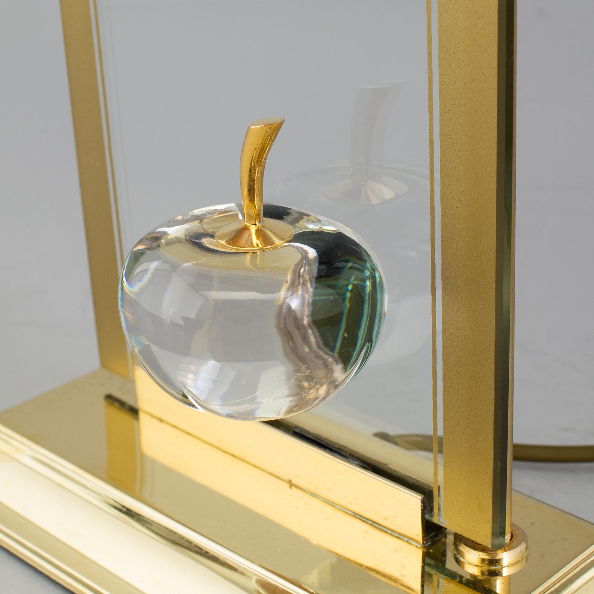 A 'La Pomme' table light from Maison le Dauphin, France, 1970's.