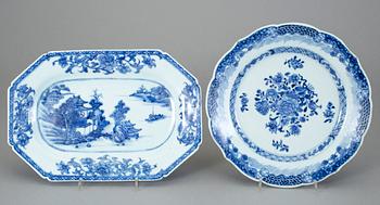 PARTI PORSLIN, 4 delar, Kina, bl a Qianlong (1736-95).