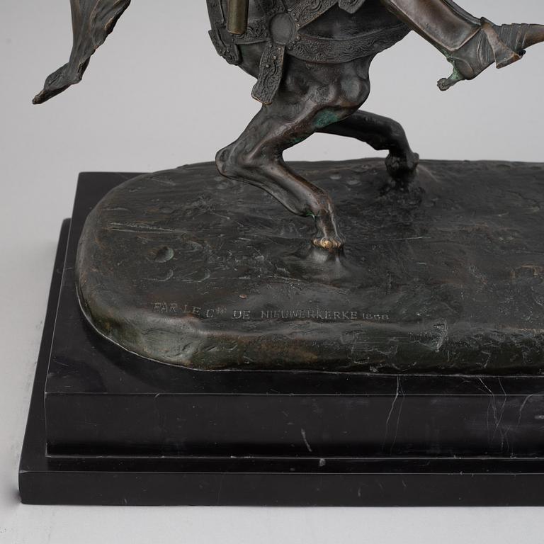 Alfred Emilien de Nieuwerkerke, skulptur. brons. Signerad och daterad.