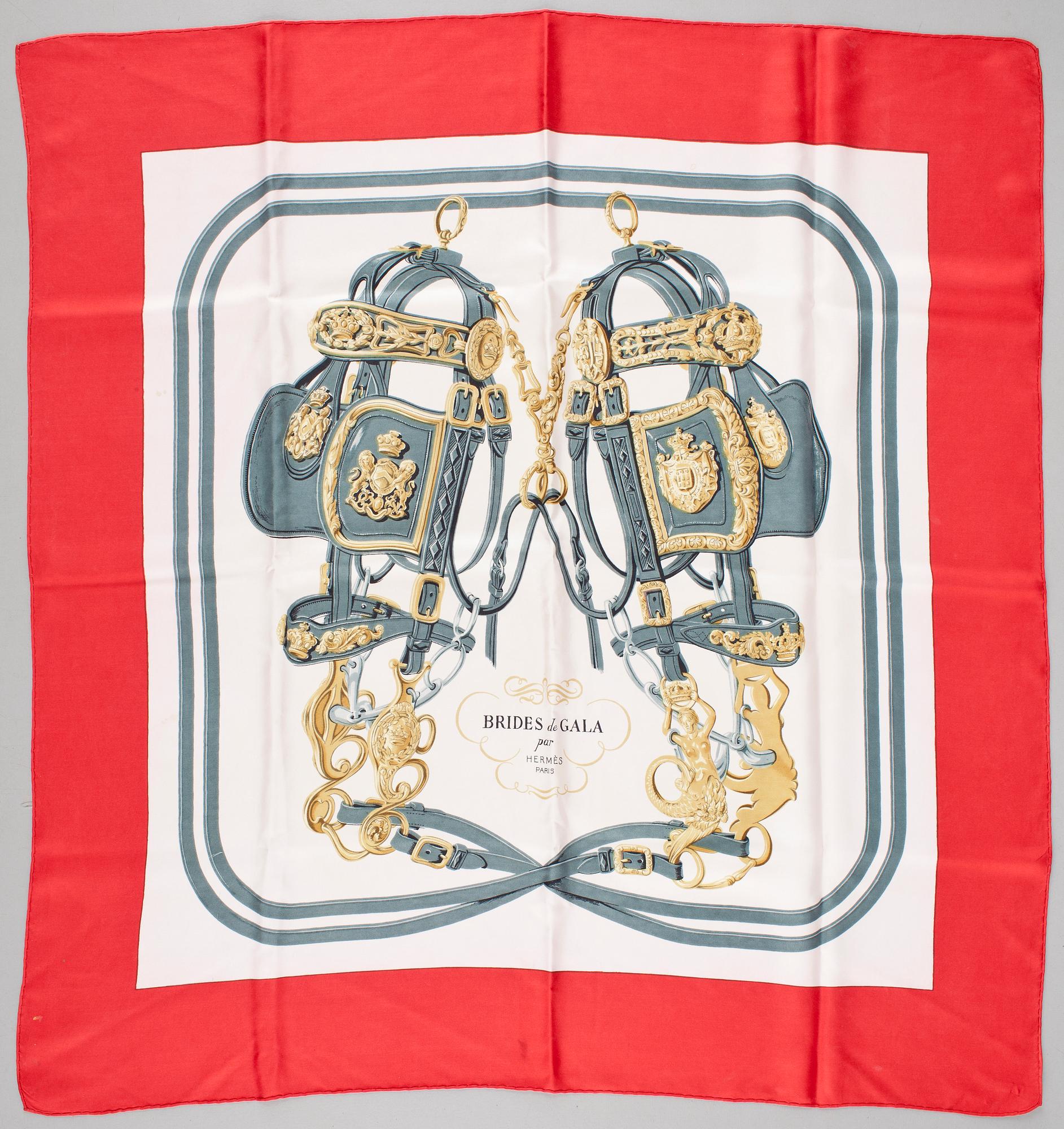 HERMÈS, scarf, "Brides des gala".