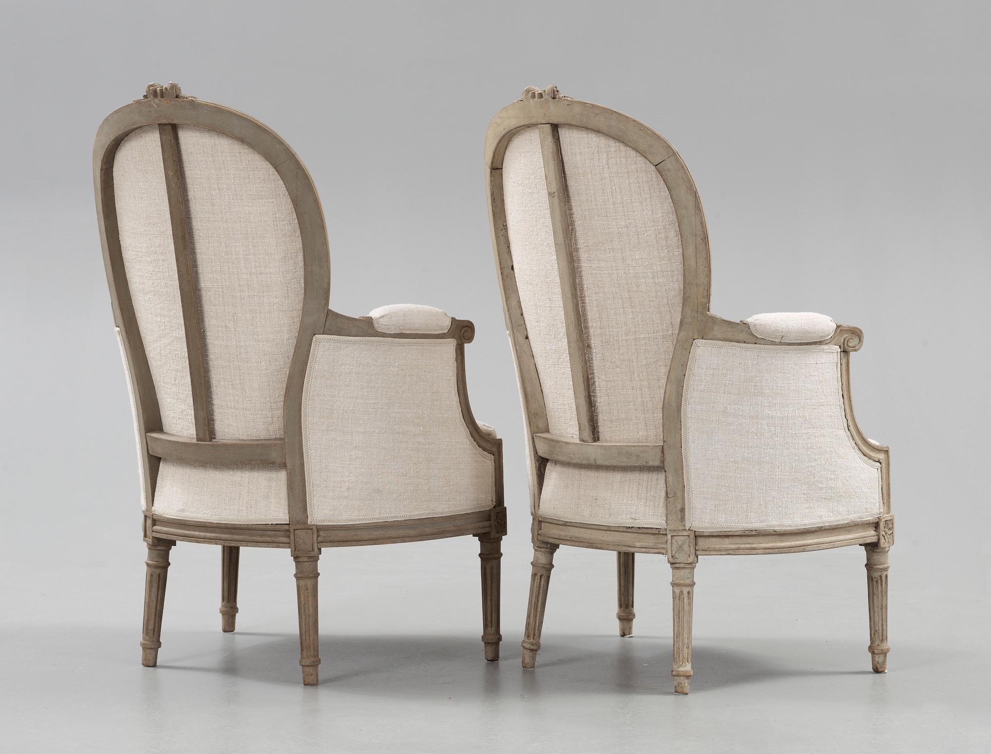 BERGERER, ett par, Louis XVI-stil, 1900-talets början.
