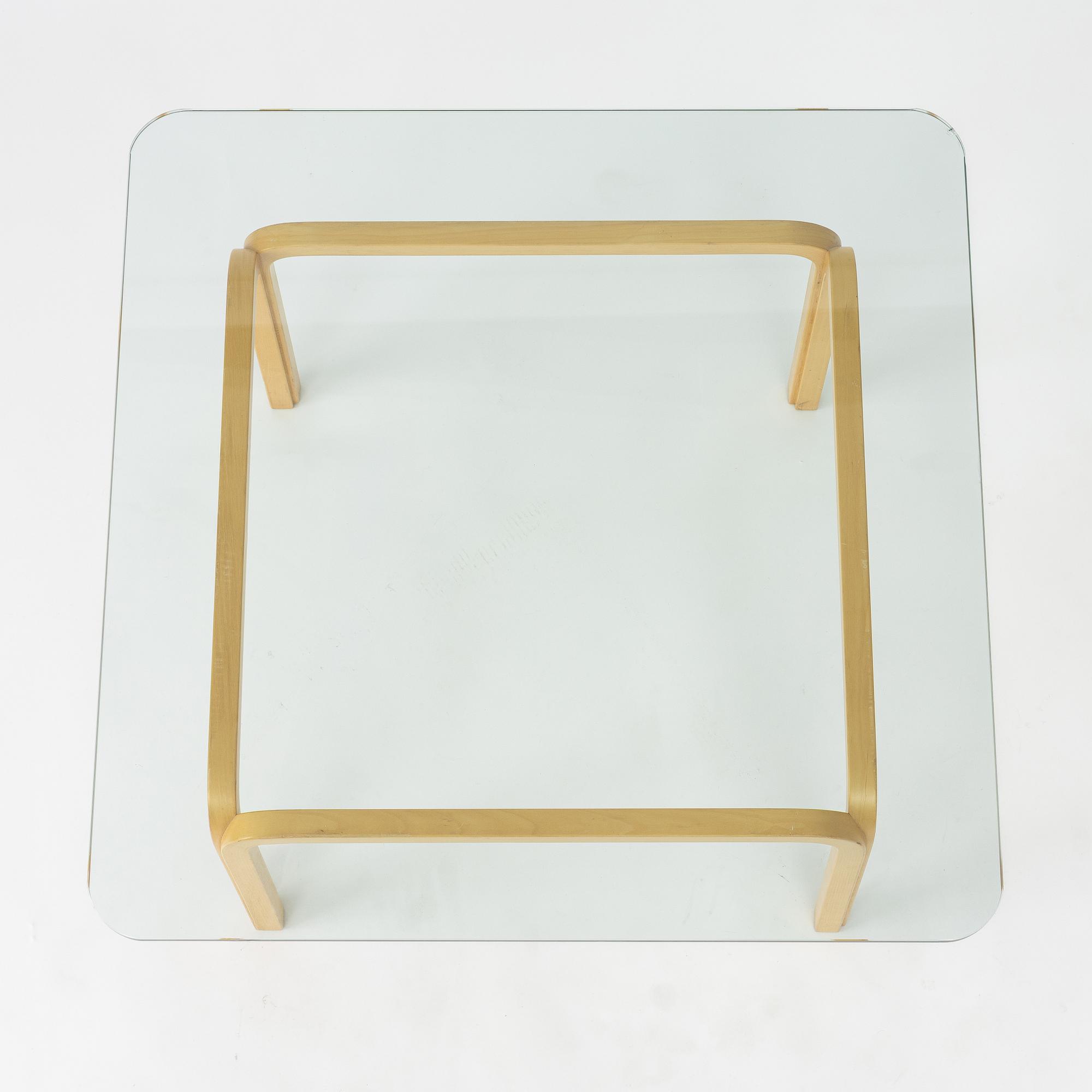 Alvar Aalto, coffee table, Artek, 21st century, Finland.