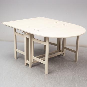 A pair of Swedish painted flap tables "Bergslagen" from IKEA's 18th century collection.