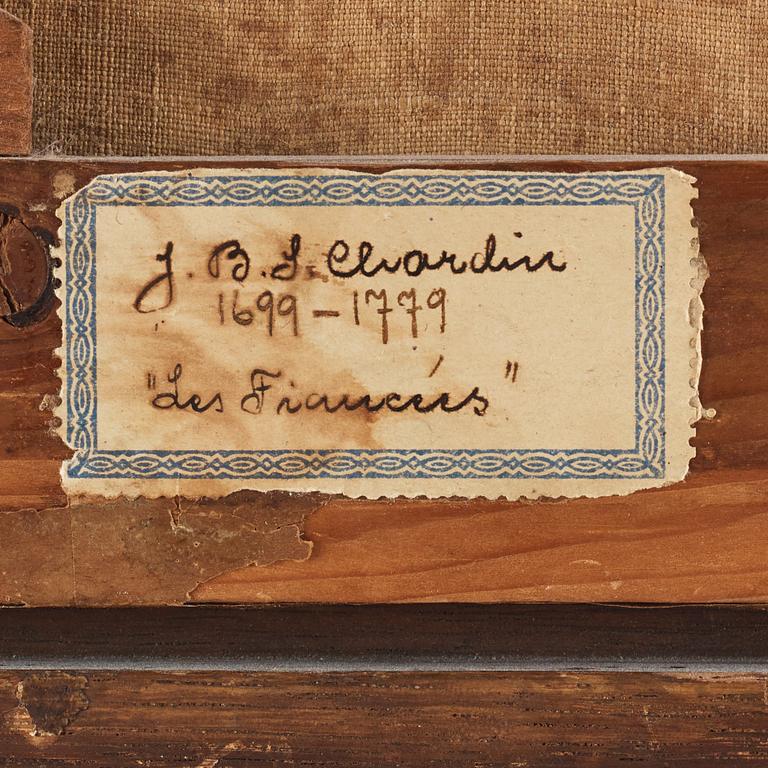 Jean-Baptiste-Simèon Chardin Tillskriven, "Les Fiancées".