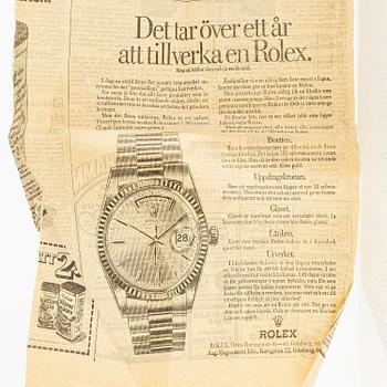 Rolex, Day-Date, "Pie-Pan", wristwatch, 36 mm.
