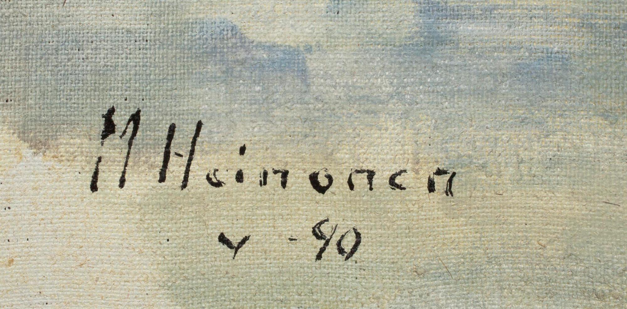 MAURI HEINONEN, olja på duk, signerad och daterad -90.