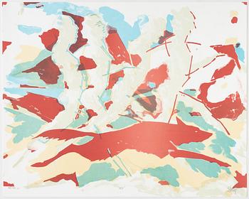 Mapp, 4 litografier,"5Th IAAF World Championships in Athletics Götebog 1995".