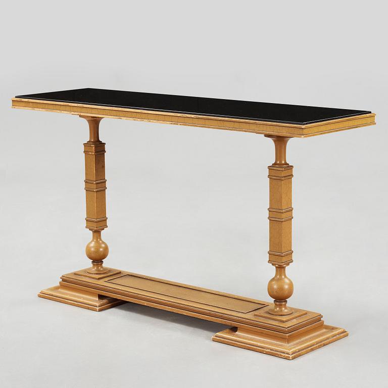 Axel Einar Hjorth, an 'Åbo' lacquered console table, Nordiska Kompaniet, Sweden 1929.