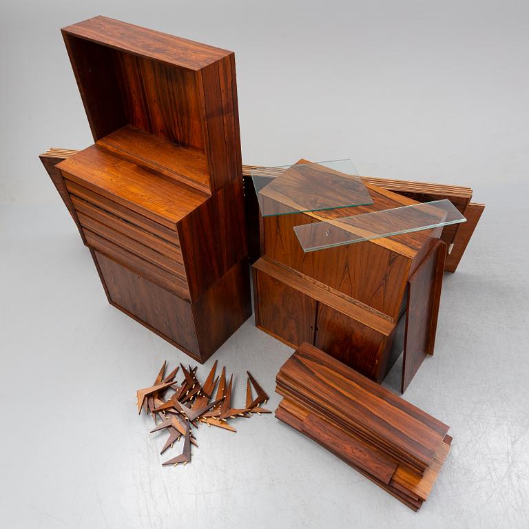 Poul Cadovius, a rosewood 'Royal System', Denmark.