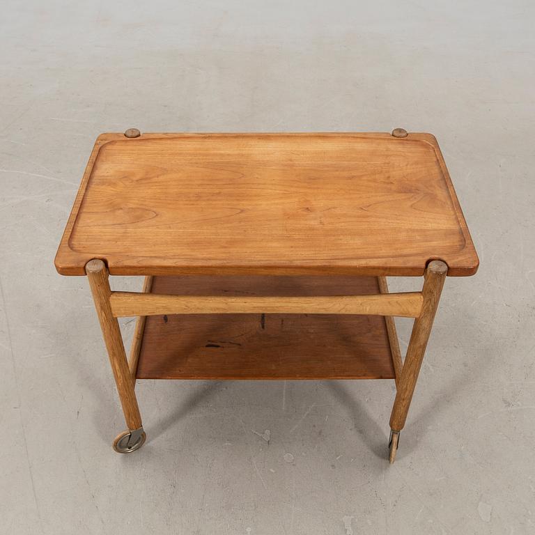 Hans J Wegner, serving trolley, Andreas Tuck, Denmark, mid-20th century.