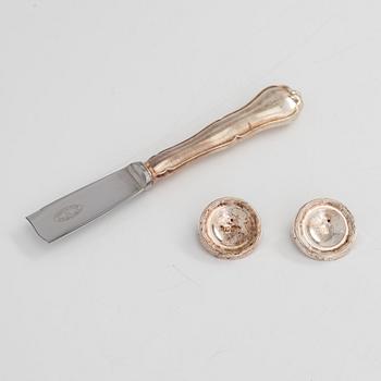 Bestickuppsättning, 145 delar, silver, "Chippendale", 1950-1980-tal.