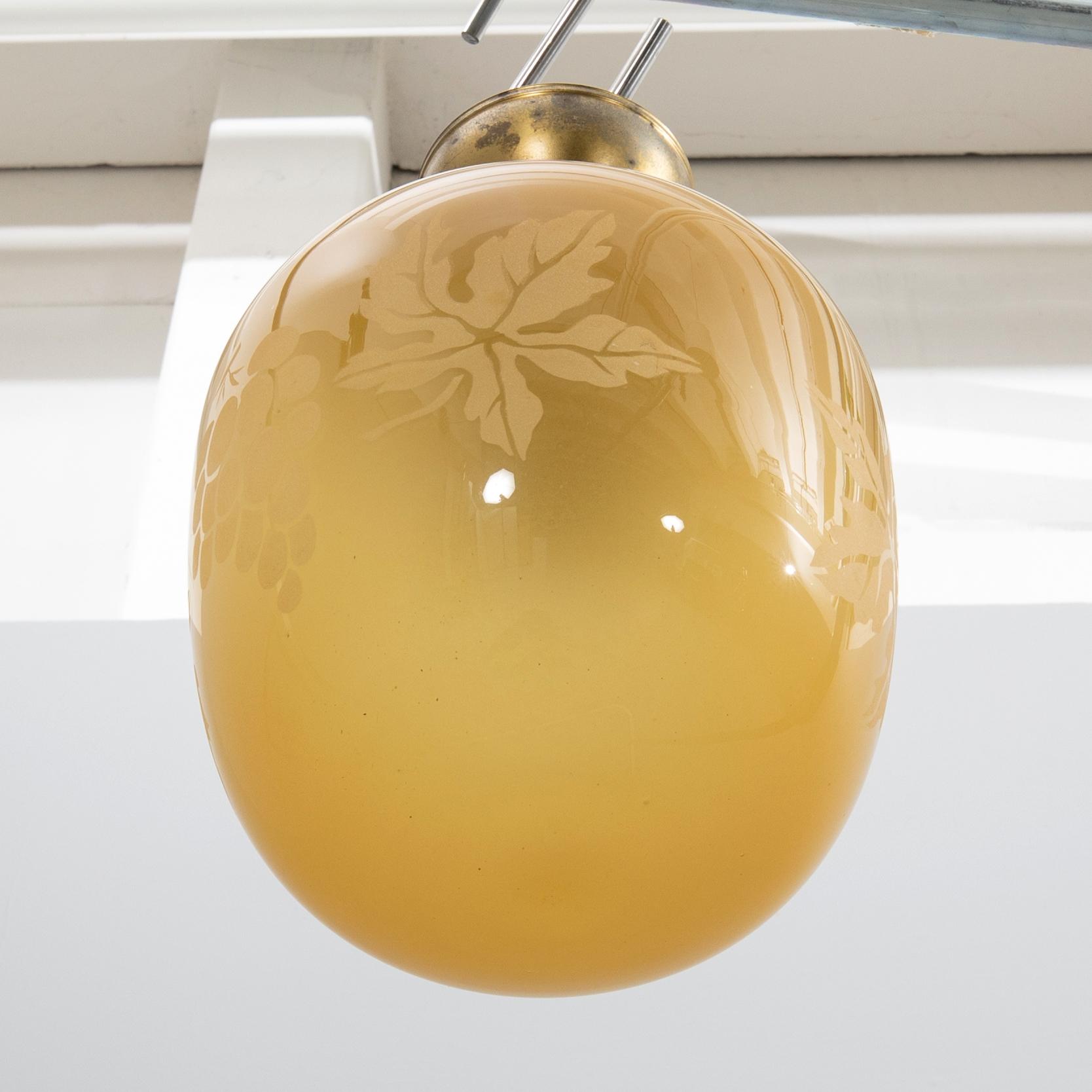 Ceiling lamp, 1940s.