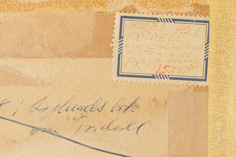 Axel Fridell, "Min liggandes historia".