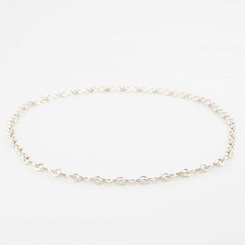 Collier, sterlingsilver, runda länkar, tillskriven Rey Urban.