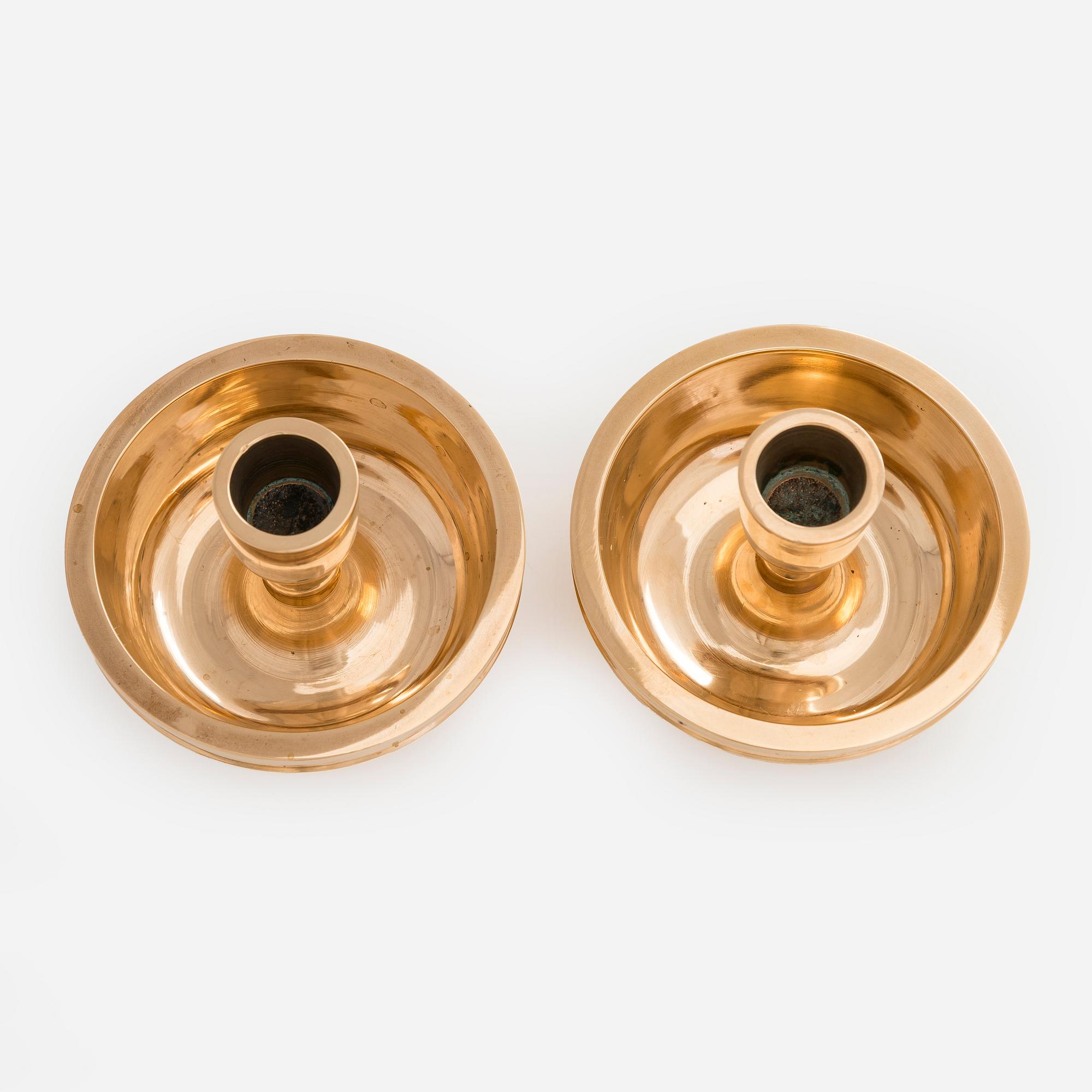 Bertel Gardberg, A pair of bronze candlesticks for Boda Finland.