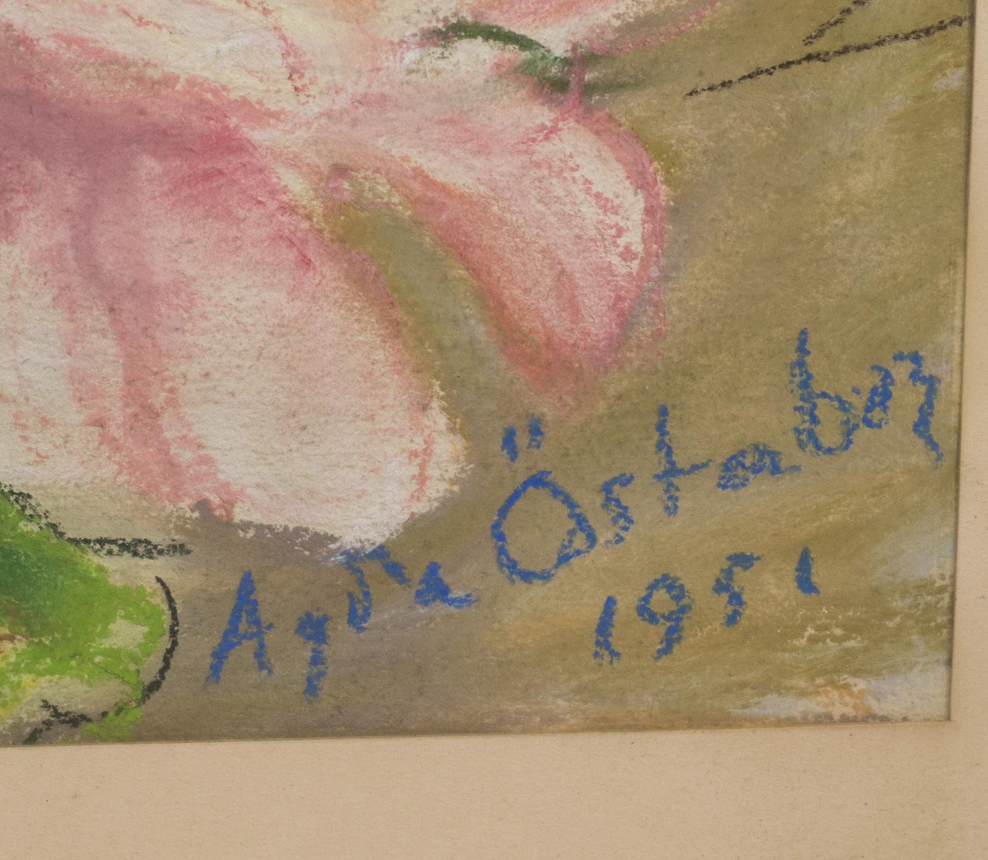 AGDA ÖSTERBERG, pastell, signerad och daterad 1951.
